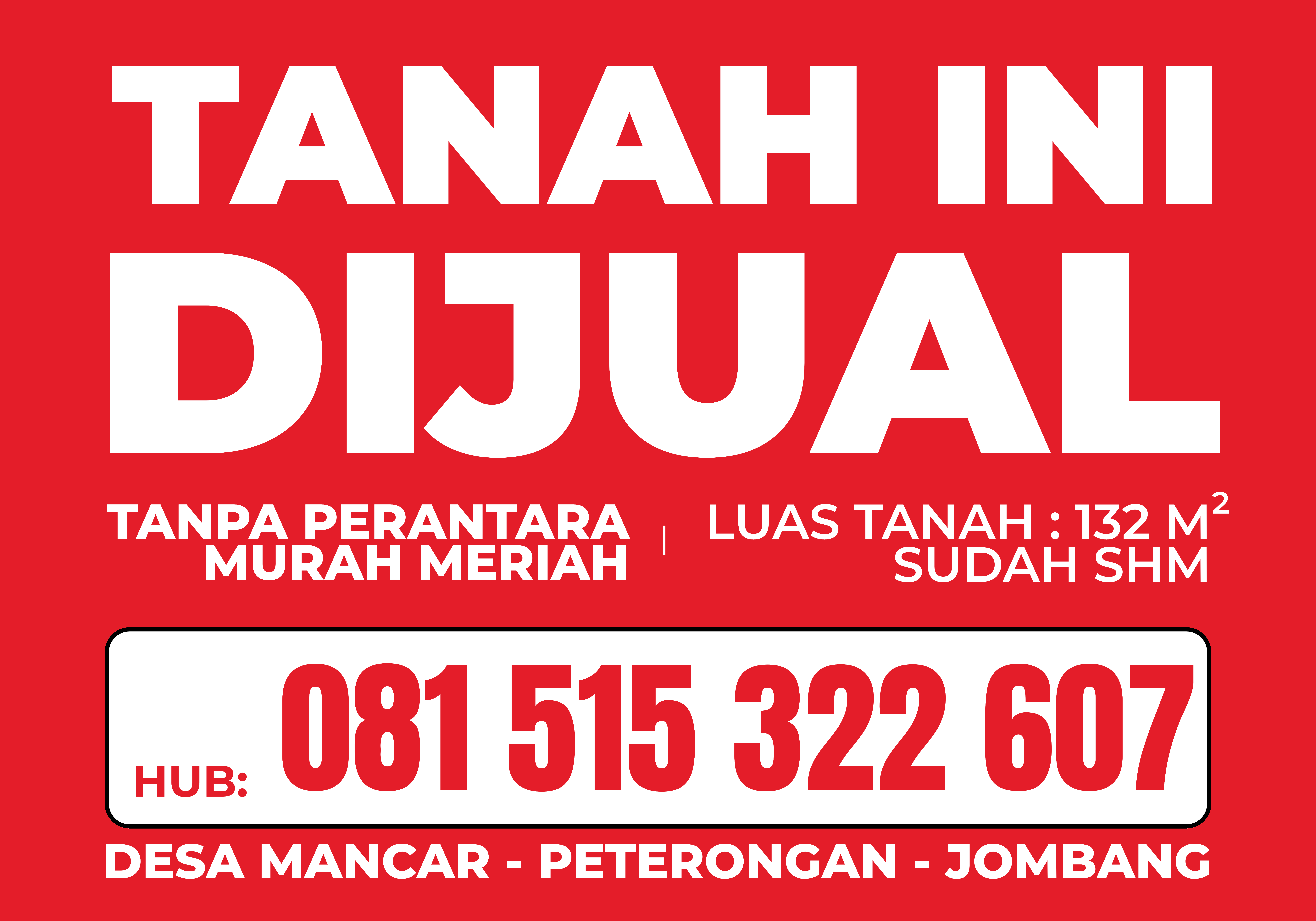 JUAL TANAH